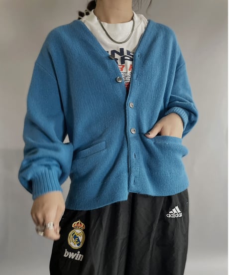 【USED】 Acrylic Knit Cardigan / 221203-013