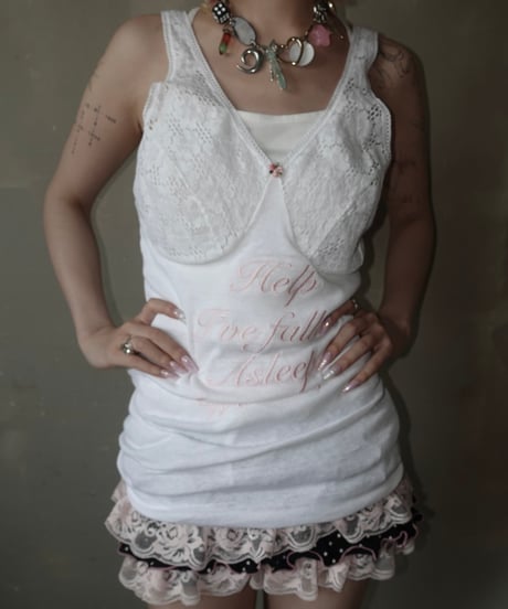 【RE;CIRCLE】 Re Embroidered Camisole Top  /  250724-008