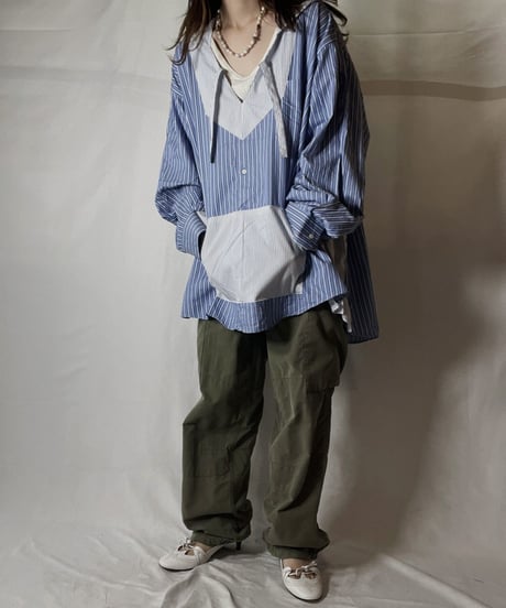 【RE;CIRCLE】 Remake Mexican Parker Shirt②/210906-003