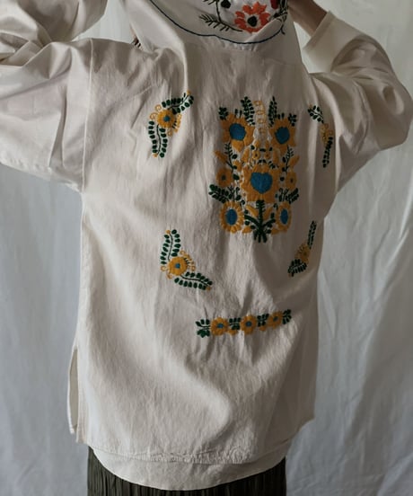 【RE;CIRCLE】RE Embroidery Ethnic Mexican Parker ③/210617-021