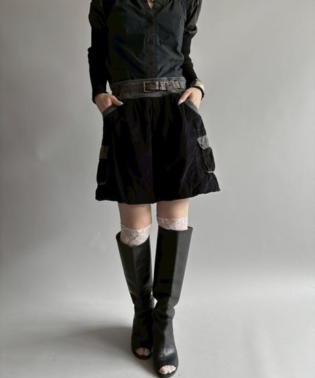 【USED】 Corduroy balloon mini Skirt / 250913-020