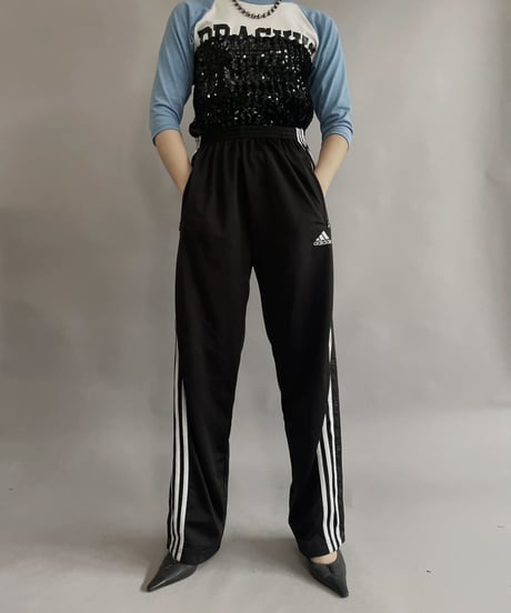 【USED】  Adidas Jersey Line Pants / 230430-033