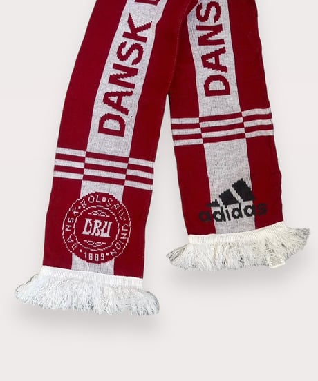 【USED】 Knit Soccer Muffler DANSK BOLDSPIL-UNION / 240108-016