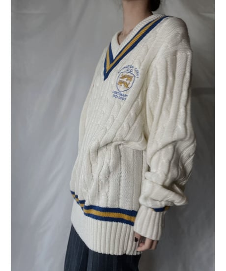 【USED】  Acrylic L/S Knit/220127-017