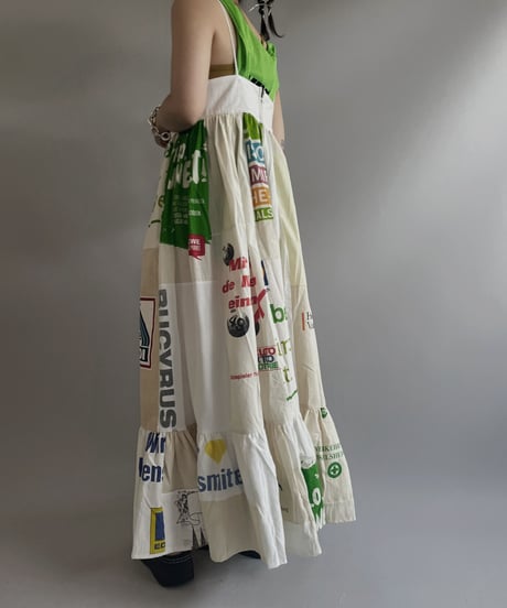 【RE;CIRCLE】RE Eco-Friendly Bag Camisole Long One-piece / 230727-019