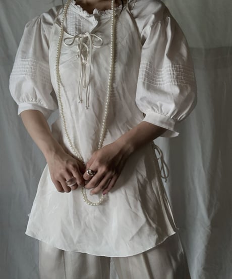 【USED】 Lace Up Camisole Top/210714-027