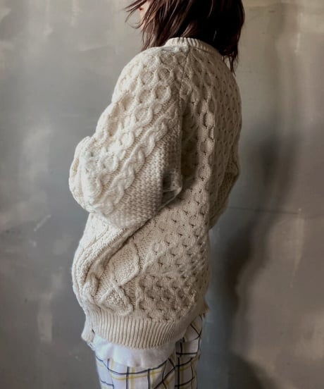 【RE;CIRCLE】 Patchwork Cable Knit ② / 201112-024