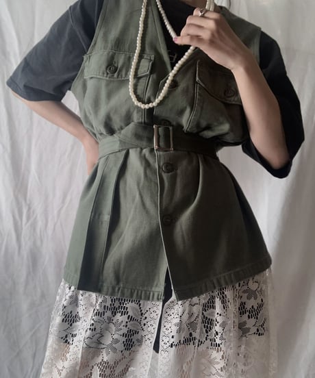 【RE;CIRCLE】 RE Lace×Fatique N/S One-piece①/210714-012