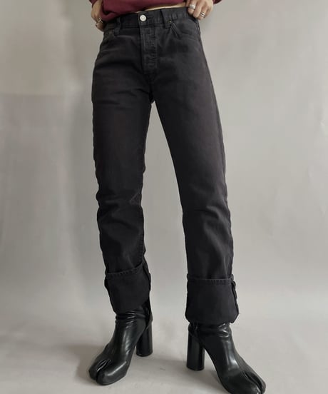 【USED】   Levi's Denim Pants 501 Black / 221203-006