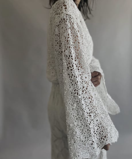 【RE;CIRCLE】 RE Crochet Lace Top / 230504-009