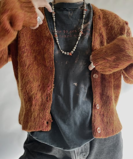 【USED】Vintage Mohair Mix Cardigan / 240101-027