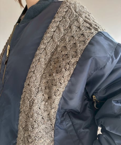 【RE;CIRCLE】 RE MA1 × Alan Knit Jacket / 251204-003