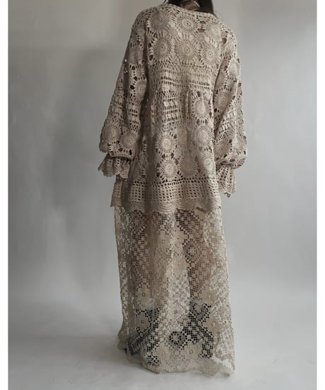 【RE;CIRCLE】 RE Crochet Lace One-piece / 220623-007