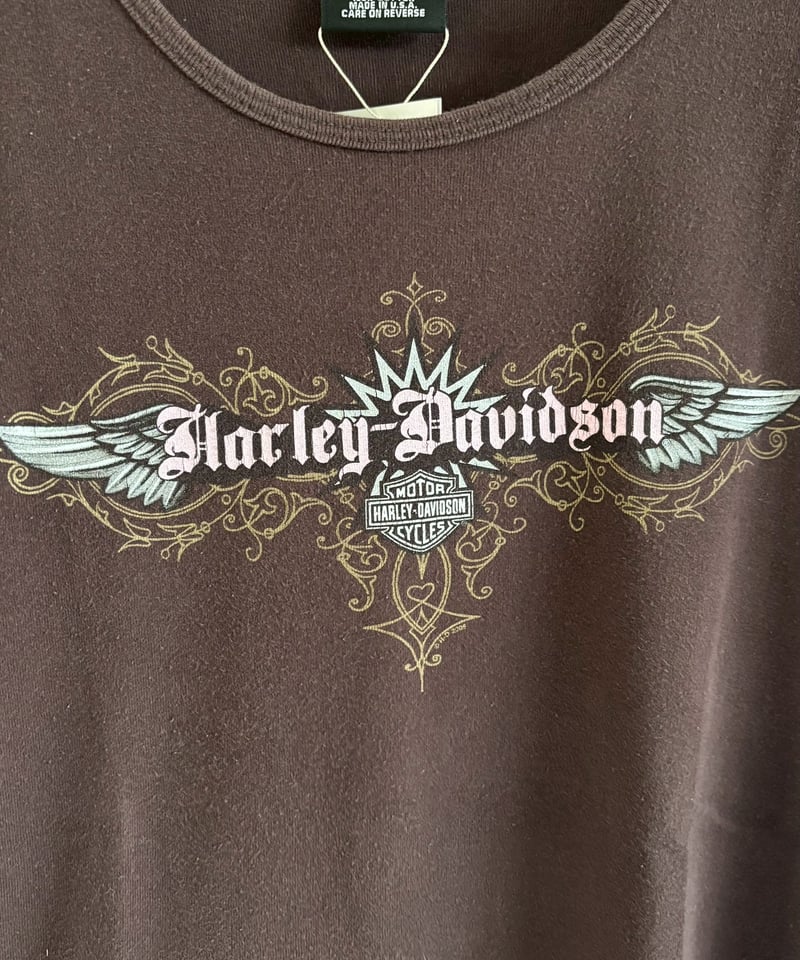 USED】 Made in USA HARLEY DAVIDSON T-Shirt / 26