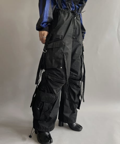 【USED】  Techino Pants Black / 221001-025