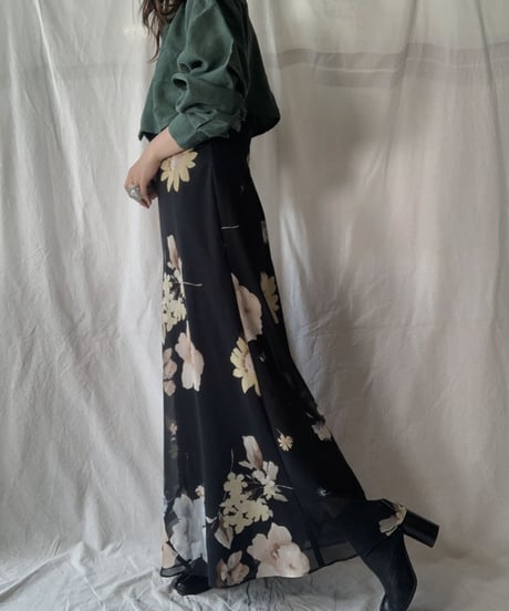 【UESD】 Flower Patterned S/S Dress/210613-003