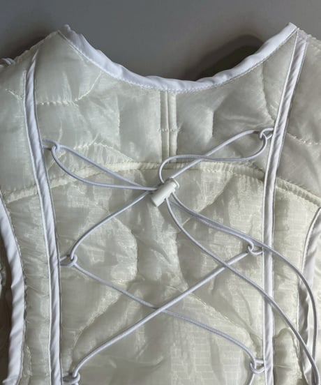 【RE;CIRCLE】 RE Liner Code Vest White / LINER-09