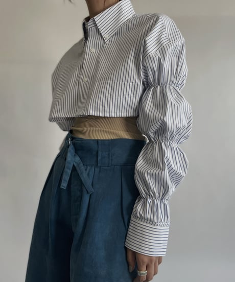 【RE;CIRCLE】 RE Puff Sleeved Shirt / 220630-003