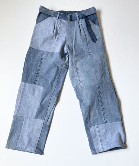 【RE;CIRCLE】 RE Denim PatchWork Pants / 230522-001