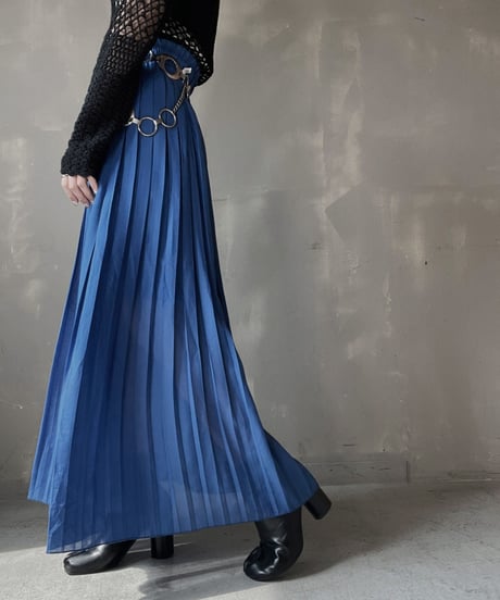 【USED】Poly Long Skirt/ 220319-015