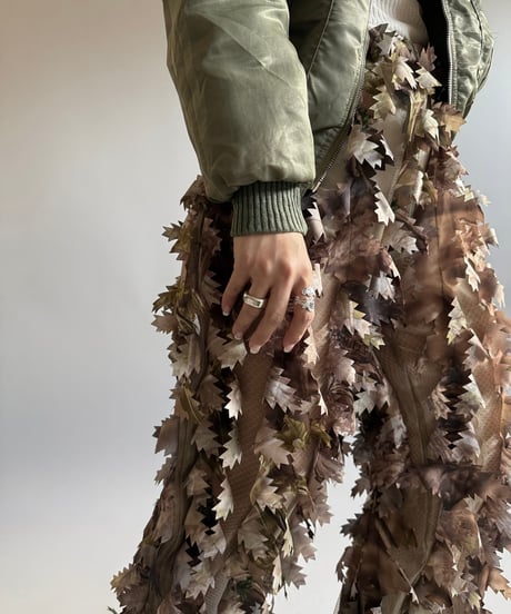 【USED】 Sheer Camouflage Military Pants/250104-020