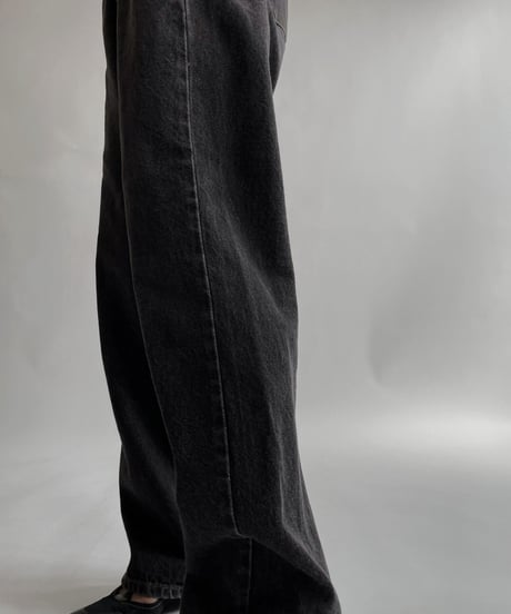 【USED】   Levi's Denim Pants 501 Black / 220416-034