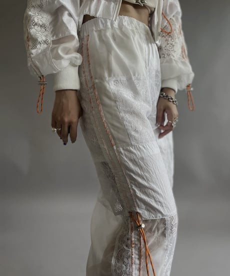 【RE;CIRCLE】 RE White Patch Code Pants / 240509-010