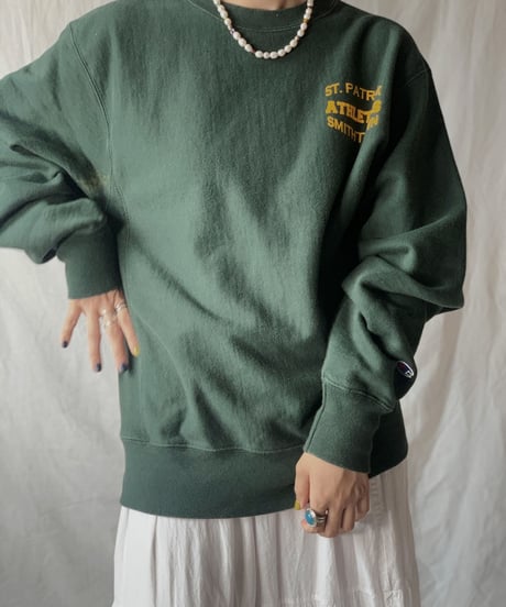 【USED】  Champion Reverse Weave Sweat ATHLETICS/210516-009
