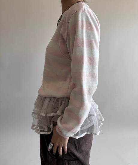 【USED】 Longstreet Border Sweat Top  /250322-003