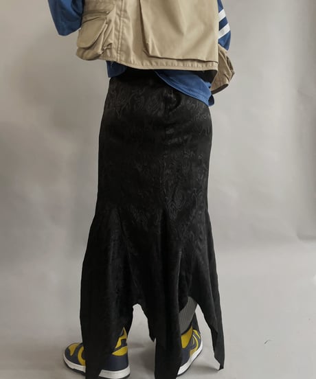 【USED】 Poly Skirt Black / 230311-006