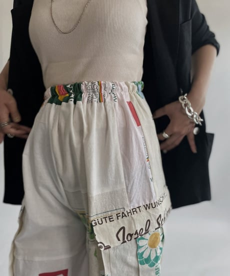 【RE;CIRCLE】 RE Eco-Friendly Bag Draw Cord Pants / 220825-024