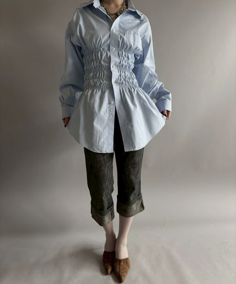 【RE;CIRCLE】 RE Shirring Shirt / 260409-010