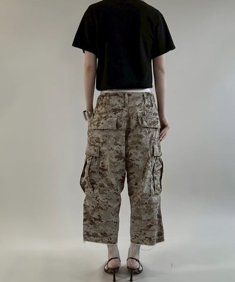 【USED】 Cutoff Military Shorts / 250621-011
