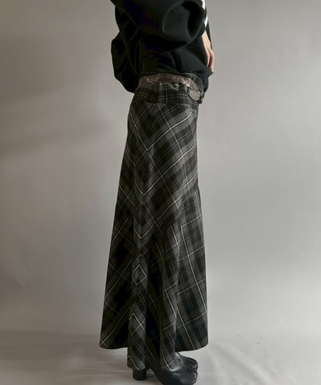 【USED】 Plaid Skirt / 251220-014
