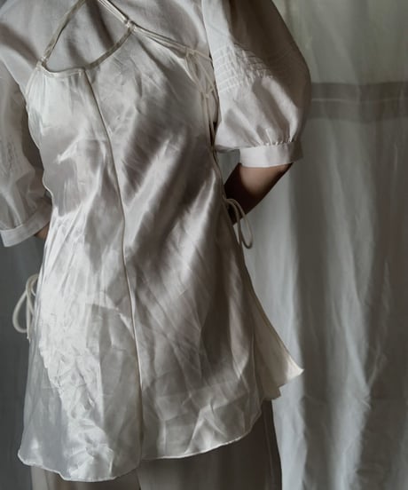 【USED】 Lace Up Camisole Top/210714-027