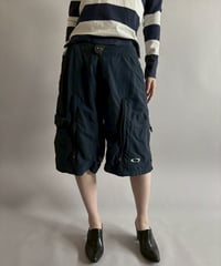 【USED】 Oakley Zip Design Nylon Cargo Shorts /260328-026