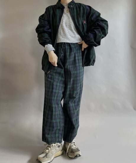 【USED】 Cotton Checked Pants / 230114-006