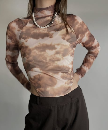 【USED】 See-through Leotard / 220702-008