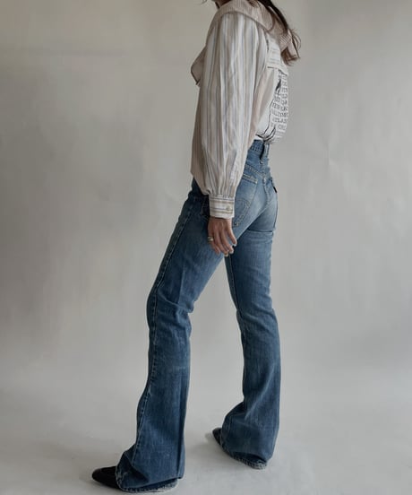 【RE;CIRCLE】 RE Striped Shirt Detachable Collar + Bolero / 220609-011