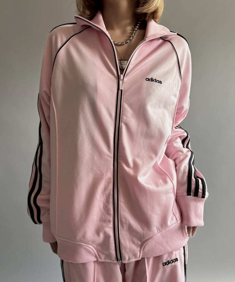 Adidasトレフォイルロゴ ピンクレオパードTrack Jacket Pant USED】adidas track jacket+track pants / 2025091