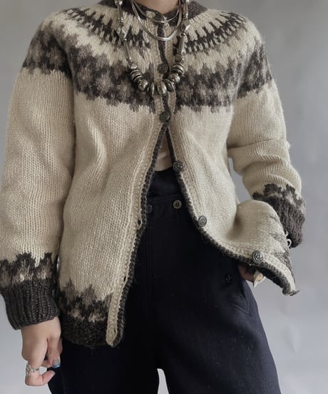 【USED】 Tirolean Knit Top /240120-020