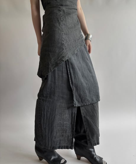 【USED】 N/S Linen Design One-Piece / 250823-031