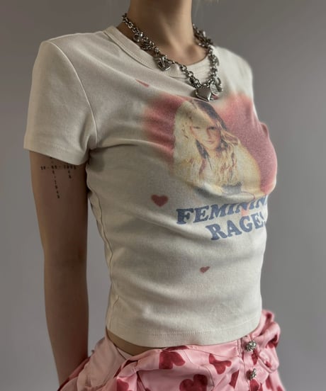 【USED】 FEMININE RAGE! T-Shirt / 260704-003