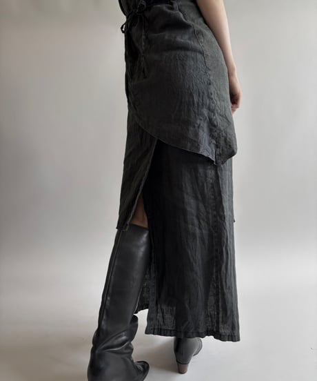 【USED】 N/S Linen Design One-Piece / 250823-031