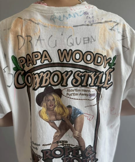 【USED】 98's FRUIT OF THE LOOM Memorial T-Shirt / 260523-026