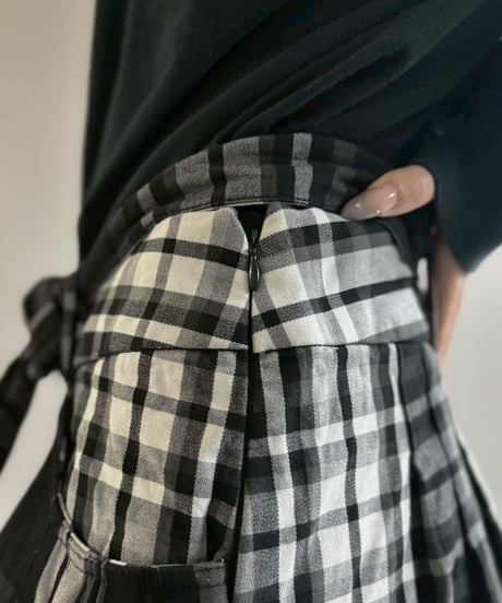 【USED】Check Pattern Mini Skirt /260502-003