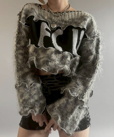 【RE;CIRCLE】 RE Mellow Mohair Knit Top/  251023-035