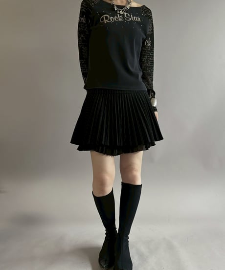【USED】 Pleats Mini Skirt /260502-014