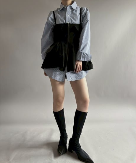 【RE;CIRCLE】 RE U.S Military Rebuild Mini One-Piece Black / 260423-005