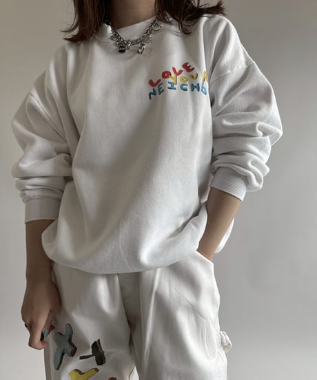 【USED】 END IS NEAR 90's Jerzees L/S Sweat Top /250329-001